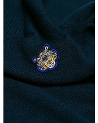 Мужской темно-синий свитер с круглым вырезом от Kenzo