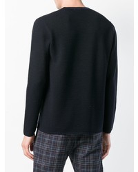 Мужской темно-синий свитер с круглым вырезом от Altea