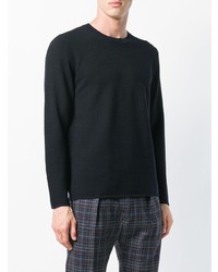 Мужской темно-синий свитер с круглым вырезом от Altea