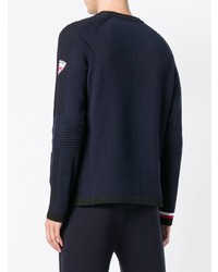 Мужской темно-синий свитер с круглым вырезом от Rossignol