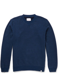 Мужской темно-синий свитер с круглым вырезом от Derek Rose