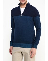 Мужской темно-синий свитер с круглым вырезом от Duck and Cover