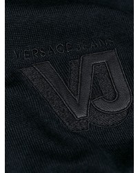 Мужской темно-синий свитер с круглым вырезом от Versace Jeans