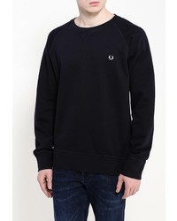 Мужской темно-синий свитер с круглым вырезом от Fred Perry