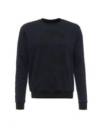 Мужской темно-синий свитер с круглым вырезом от Fresh Brand