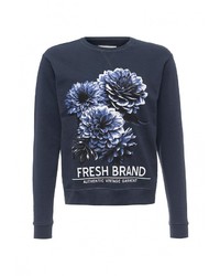 Мужской темно-синий свитер с круглым вырезом от Fresh Brand