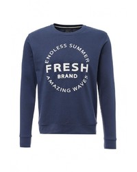 Мужской темно-синий свитер с круглым вырезом от Fresh