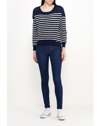 Женский темно-синий свитер с круглым вырезом от G Star