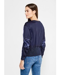 Женский темно-синий свитер с круглым вырезом от G Star