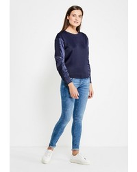 Женский темно-синий свитер с круглым вырезом от G Star