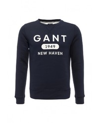 Мужской темно-синий свитер с круглым вырезом от Gant
