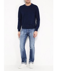 Мужской темно-синий свитер с круглым вырезом от Gap