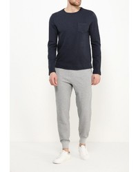 Мужской темно-синий свитер с круглым вырезом от Gap