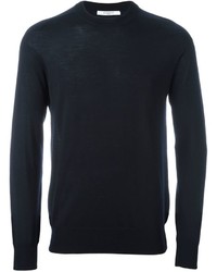 Мужской темно-синий свитер с круглым вырезом от Givenchy