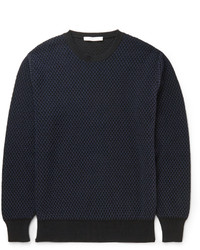 Мужской темно-синий свитер с круглым вырезом от Givenchy
