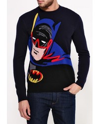 Мужской темно-синий свитер с круглым вырезом от Iceberg