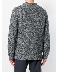 Мужской темно-синий свитер с круглым вырезом от Folk