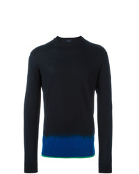 Мужской темно-синий свитер с круглым вырезом от Lanvin