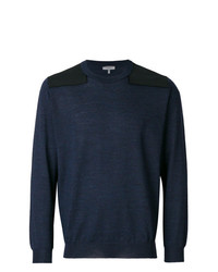 Мужской темно-синий свитер с круглым вырезом от Lanvin
