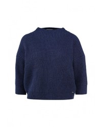 Женский темно-синий свитер с круглым вырезом от Liu Jo Jeans