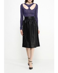 Женский темно-синий свитер с круглым вырезом от LOST INK