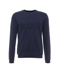 Мужской темно-синий свитер с круглым вырезом от Lyle &amp; Scott