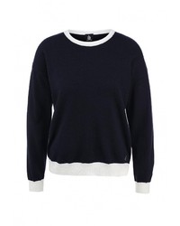 Женский темно-синий свитер с круглым вырезом от Marina Yachting