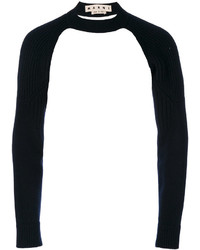 Мужской темно-синий свитер с круглым вырезом от Marni