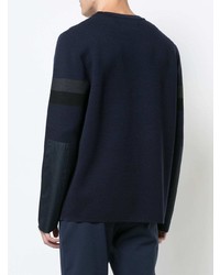 Мужской темно-синий свитер с круглым вырезом от Aztech Mountain