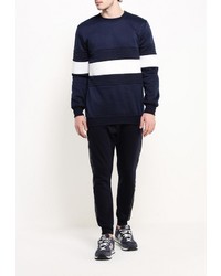 Мужской темно-синий свитер с круглым вырезом от Max&amp;Jenny