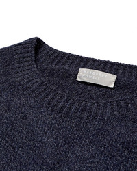 Мужской темно-синий свитер с круглым вырезом от Margaret Howell