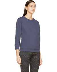 Женский темно-синий свитер с круглым вырезом от Moncler