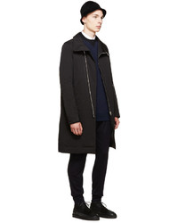 Мужской темно-синий свитер с круглым вырезом от Sacai