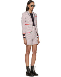 Женский темно-синий свитер с круглым вырезом от Thom Browne