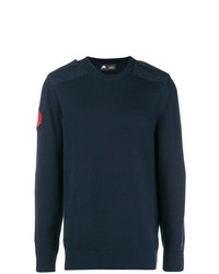 Мужской темно-синий свитер с круглым вырезом от Nike