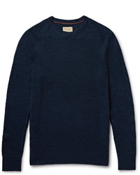 Мужской темно-синий свитер с круглым вырезом от Nudie Jeans