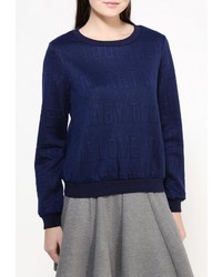 Женский темно-синий свитер с круглым вырезом от Oeuvre
