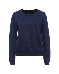 Женский темно-синий свитер с круглым вырезом от Oeuvre