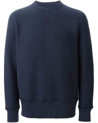 Мужской темно-синий свитер с круглым вырезом от Our Legacy
