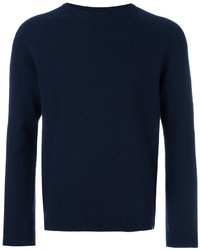 Мужской темно-синий свитер с круглым вырезом от Paul Smith