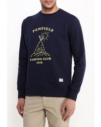 Мужской темно-синий свитер с круглым вырезом от Penfield