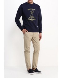 Мужской темно-синий свитер с круглым вырезом от Penfield