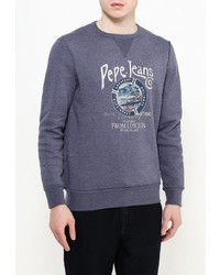 Мужской темно-синий свитер с круглым вырезом от Pepe Jeans