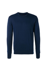 Мужской темно-синий свитер с круглым вырезом от Peuterey