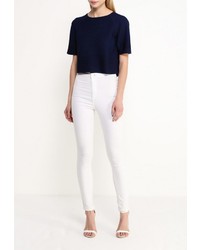 Женский темно-синий свитер с круглым вырезом от Pinko