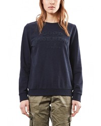 Женский темно-синий свитер с круглым вырезом от Q/S designed by