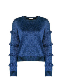 Женский темно-синий свитер с круглым вырезом от RED Valentino