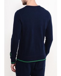 Мужской темно-синий свитер с круглым вырезом от Reebok Classics