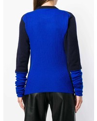 Женский темно-синий свитер с круглым вырезом от Joseph