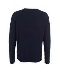 Мужской темно-синий свитер с круглым вырезом от Revolution
